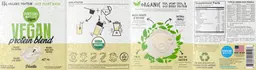 Label for Vegan Protein Blend Vanilla 