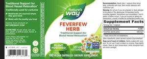 Feverfew Herb 380 mg