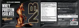 Label for Whey Protein Isolate Dutch Chocolate