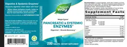 Label for Mega-Zyme Pancreatic & Systemic Enzymes