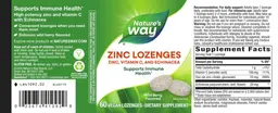 Label for Zinc Lozenges Wild Berry Flavored