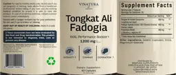 Label for Tongkat Ali Fadogia