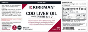 Cod Liver Oil with Vitamins A & D