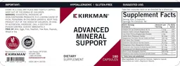 Label for Advanced Mineral Support