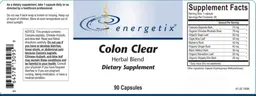 Label for Colon Clear