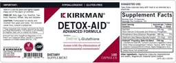 Label for Detox-Aid Advanced Formula