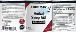 Label for Herbal Sleep Aid