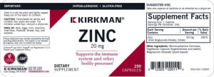 Zinc 20 mg