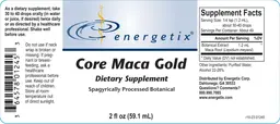 Label for Core Maca Gold