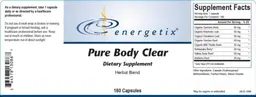Label for Pure Body Clear