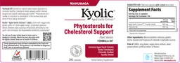 Label for Kyolic Plant Sterols Formula 107