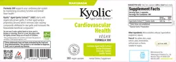 Label for Kyolic Vegan Formula 300