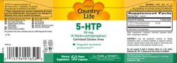 Label for 5-HTP 50 mg