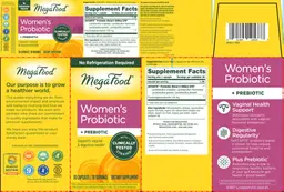 Label for Women's Probiotic + Prebiotic