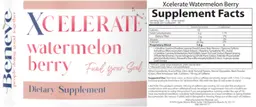 Label for Xcelerate Watermelon Berry