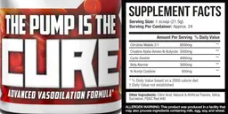 Label for The Pump Is The Cure
