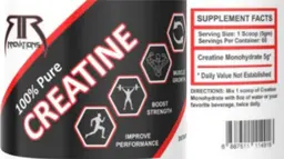 Label for 100% Pure Creatine
