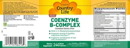 Label for Coenzyme B-Complex
