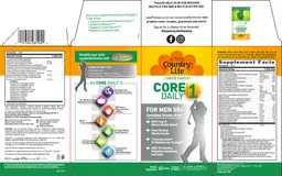 Label for Core Daily-1 for Men 50+