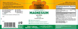 Label for Magnesium with Silica 300 mg