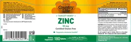 Label for Zinc 50 mg