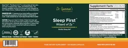 Label for Sleep First Wizard of Zz