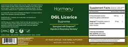 Label for DGL Licorice Supreme
