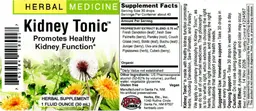 Label for Kidney Tonic