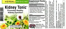 Label for Kidney Tonic