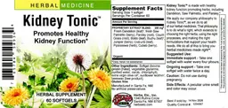 Label for Kidney Tonic