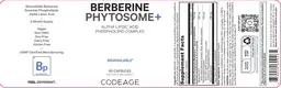 Label for Berberine Phytosome+