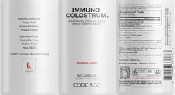 Label for Immuno Colostrum