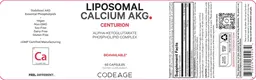 Label for Liposomal Calcium AKG