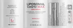 Label for Liposomal CoQ10 Max