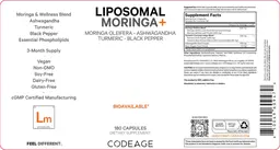 Label for Liposomal Moringa+