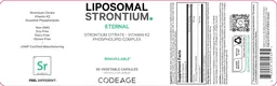 Label for Liposomal Strontium