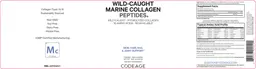 Label for Wild-Caught Marine Collagen Peptides Unflavored Powder