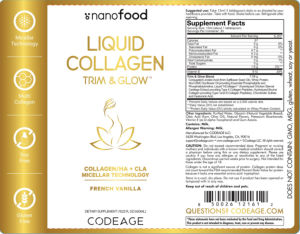 Liquid Collagen Trim & Glow French Vanil