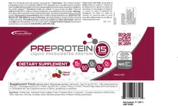 Label for PreProtein Cherry Flavor