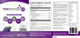 Label for PreProtein Grape