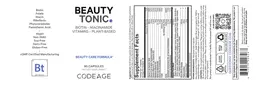 Label for Beauty Tonic