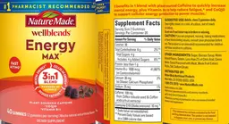 Label for Energy Max Mocha