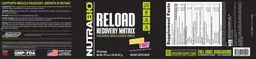 Label for Reload Recovery Matrix Passion Fruit