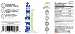 Label for Metal Cleanse+