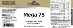 Label for Mega 75