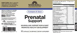Label for Prenatal Support