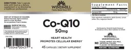 Label for Co-Q10 50 mg