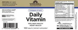 Label for Daily Vitamin