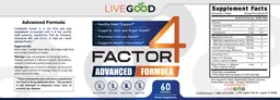 Label for Factor 4 Advanced Formula