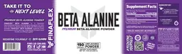 Label for Beta Alanine Unflavored Powder